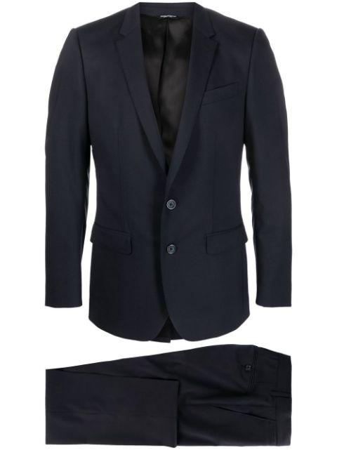 single-breasted virgin-wool suit by DOLCE&GABBANA
