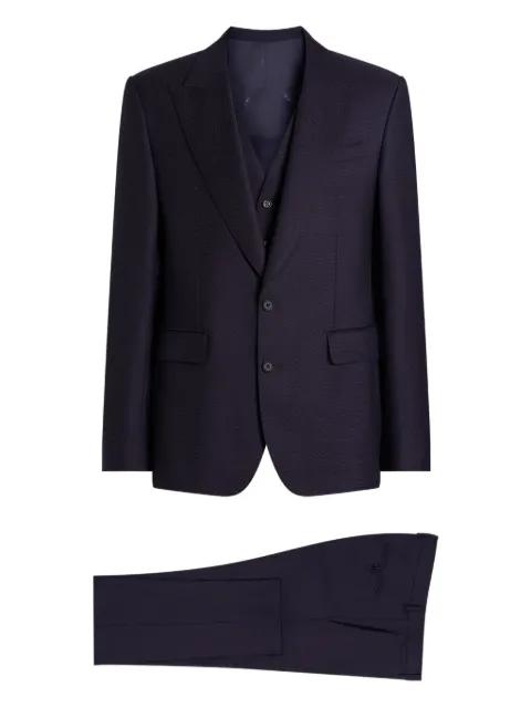 single-breasted virgin wool suit by DOLCE&GABBANA
