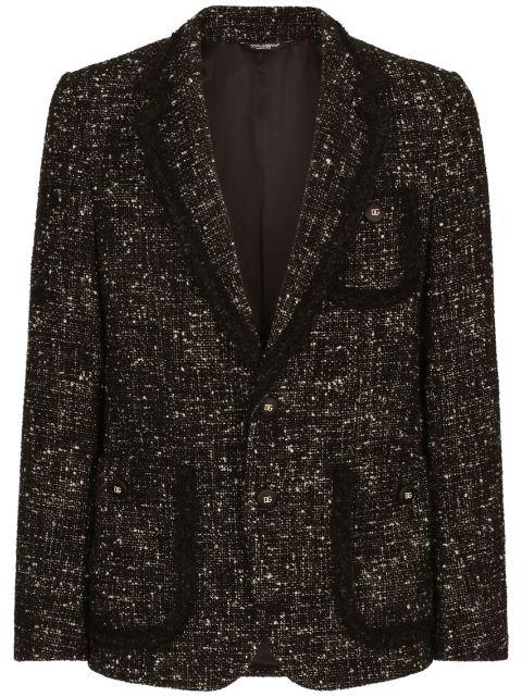 single-breasted wool blazer by DOLCE&GABBANA