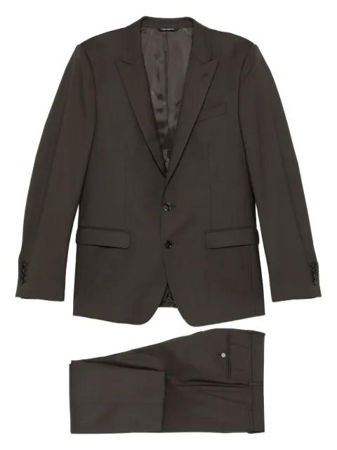 single-breasted wool suit by DOLCE&GABBANA
