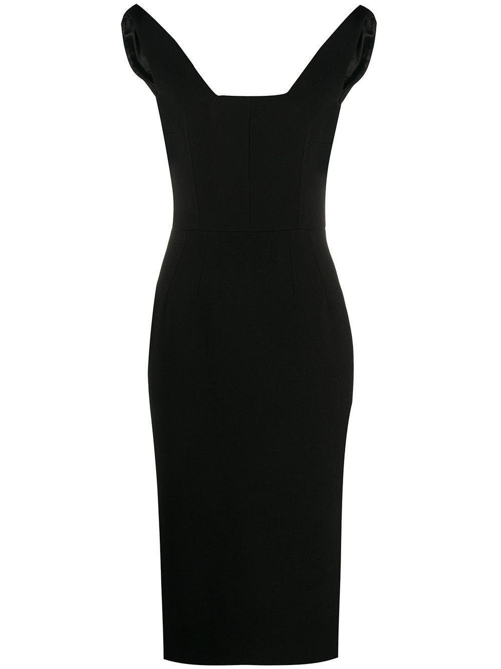 sleeveless wool midi dress by DOLCE&GABBANA