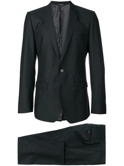 slim fit two-piece suit by DOLCE&GABBANA