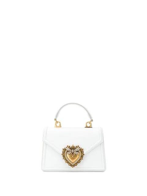small Devotion heart-plaque shoulder bag by DOLCE&GABBANA