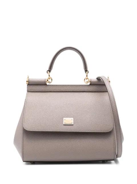 small Sicily leather tote bag by DOLCE&GABBANA