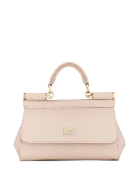 small Sicily leather tote bag by DOLCE&GABBANA