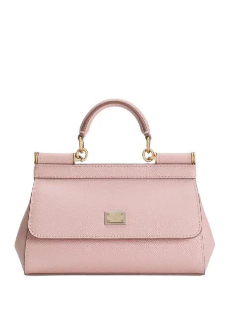 small Sicily logo-plaque tote bag by DOLCE&GABBANA