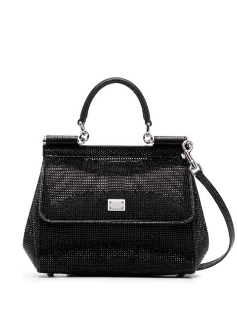 small Sicily rhinestone shoulder bag by DOLCE&GABBANA