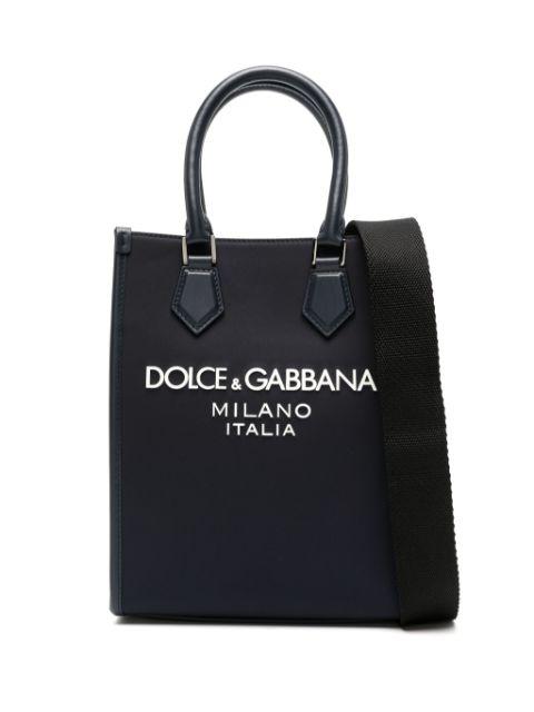 small raised-logo tote bag by DOLCE&GABBANA