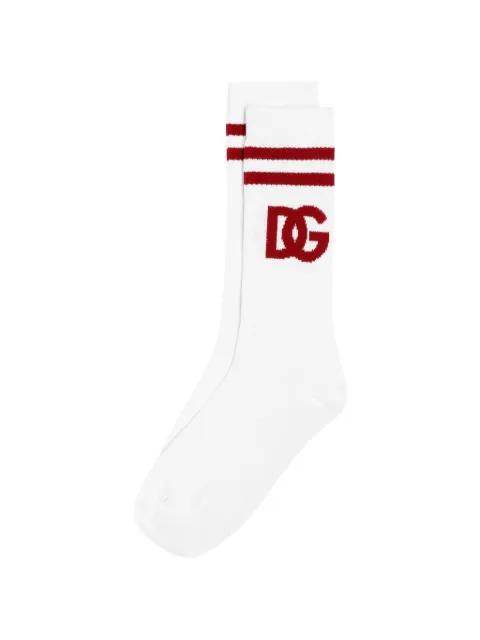 socks in dg logo jacquard by DOLCE&GABBANA