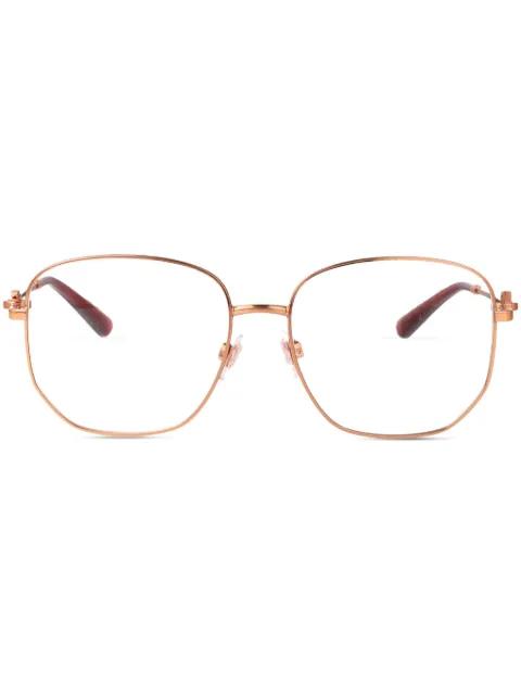 square-frame glasses by DOLCE&GABBANA