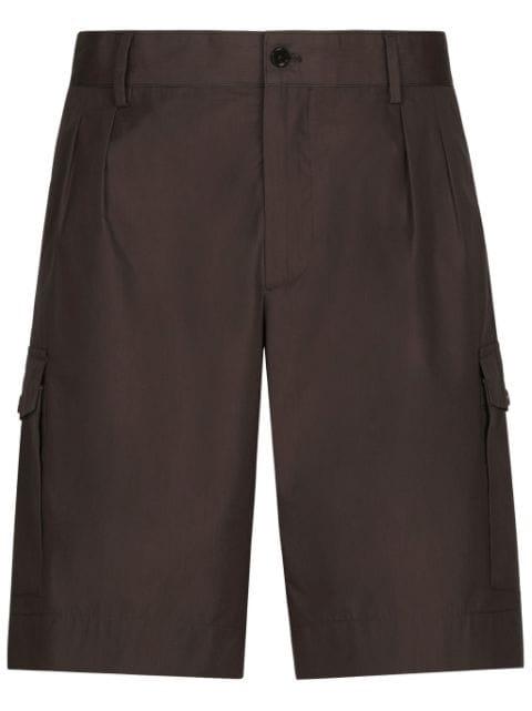 straight-leg cotton cargo shorts by DOLCE&GABBANA