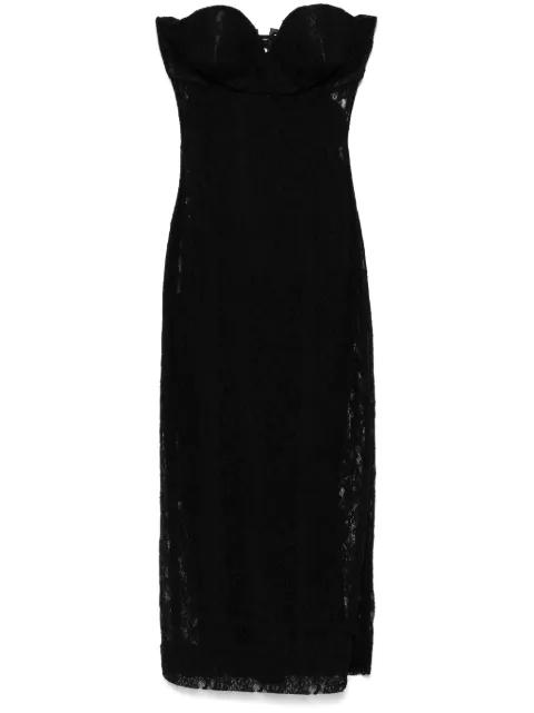 strapless lace dress by DOLCE&GABBANA