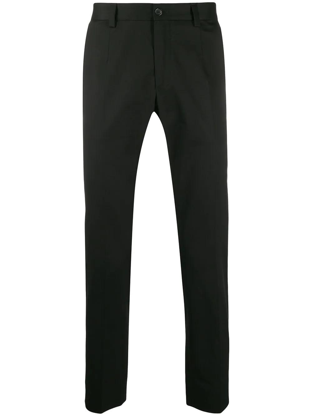 stretch-cotton tailored trousers by DOLCE&GABBANA