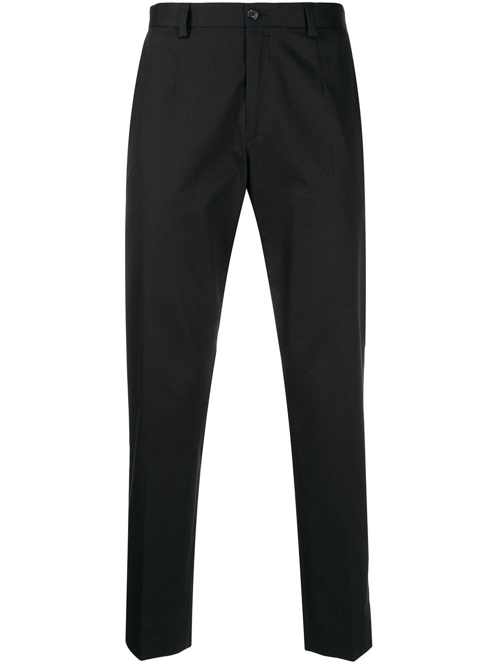 stretch-cotton tailored trousers by DOLCE&GABBANA