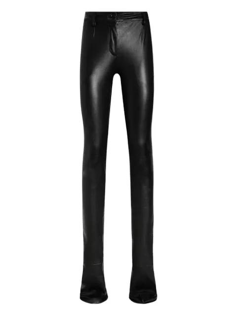 stretch leather trousers by DOLCE&GABBANA