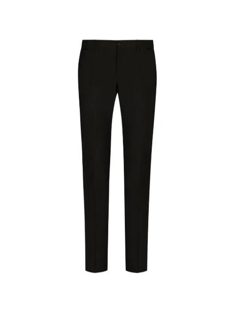 stretch wool tuxedo pants by DOLCE&GABBANA