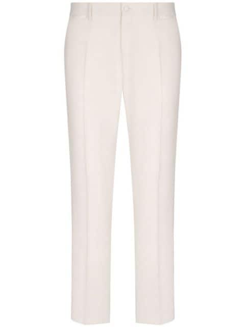 stretch-wool tuxedo trousers by DOLCE&GABBANA