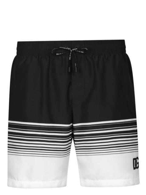 stripe-print swim shorts by DOLCE&GABBANA