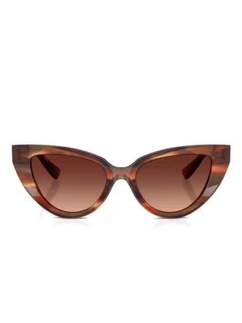 striped cat-eye sunglasses by DOLCE&GABBANA
