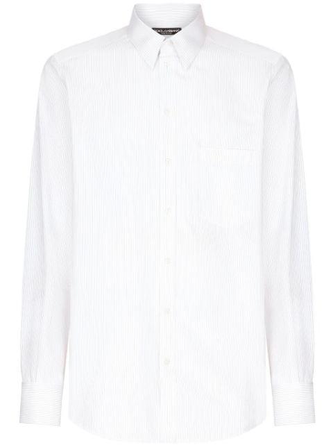 striped cotton shirt by DOLCE&GABBANA