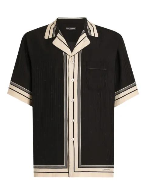 striped-detail shirt by DOLCE&GABBANA