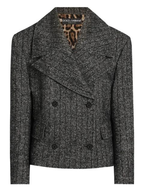 striped double-breasted jacket by DOLCE&GABBANA