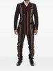 striped double-breasted suit by DOLCE&GABBANA