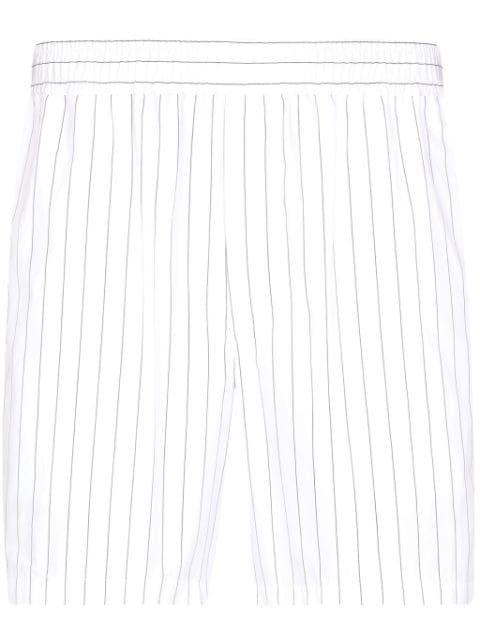 striped poplin bermuda shorts by DOLCE&GABBANA