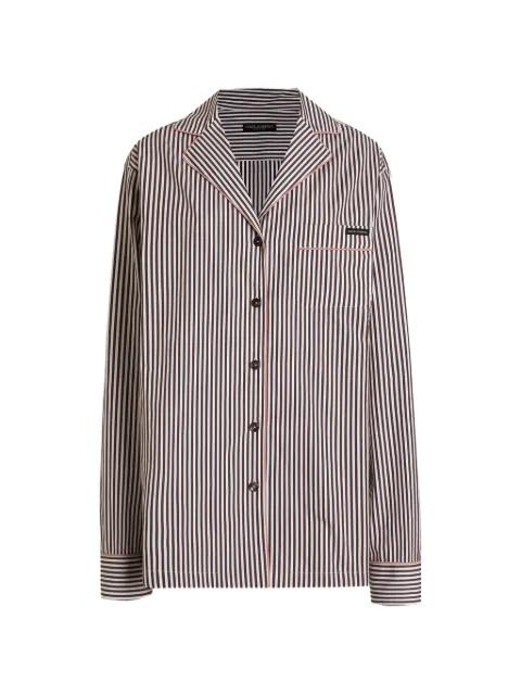 striped poplin shirt by DOLCE&GABBANA