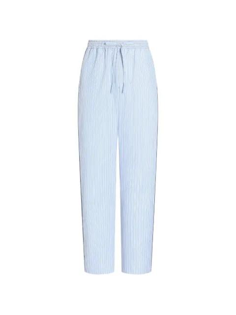 striped poplin trousers by DOLCE&GABBANA
