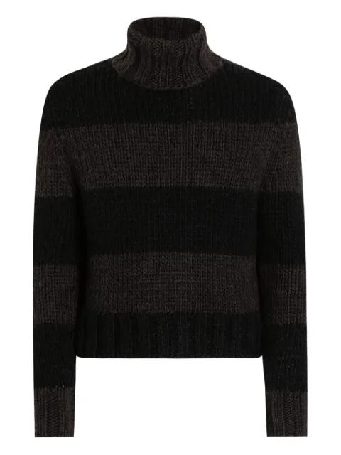 striped roll neck sweater by DOLCE&GABBANA