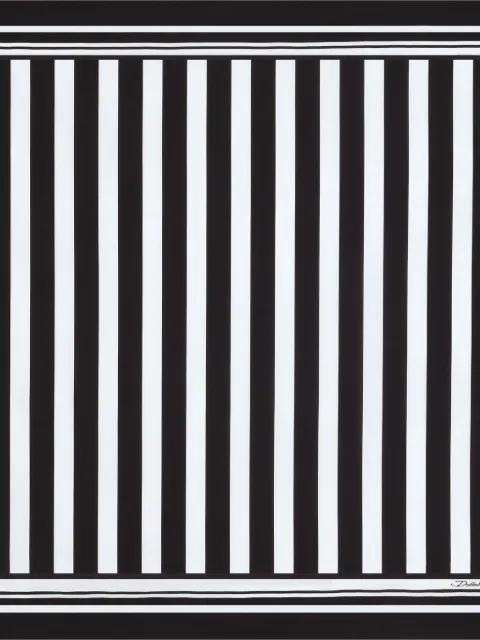 striped scarf by DOLCE&GABBANA