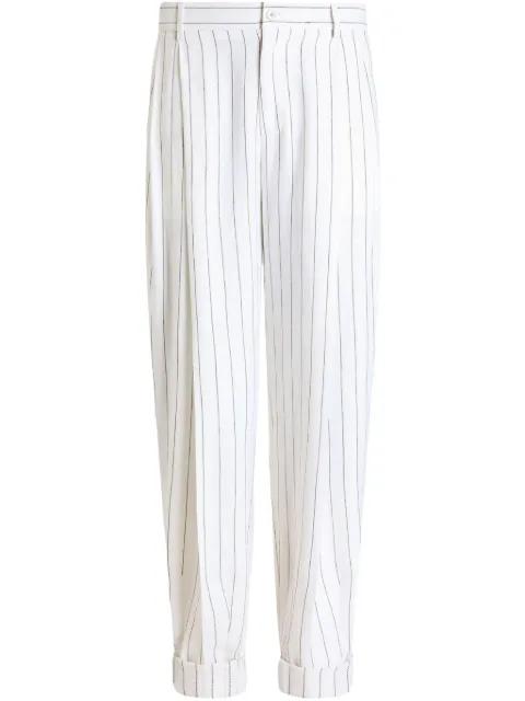 striped tailored trousers by DOLCE&GABBANA