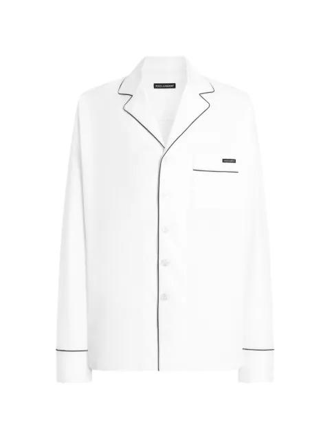 structured cotton vanity shirt by DOLCE&GABBANA