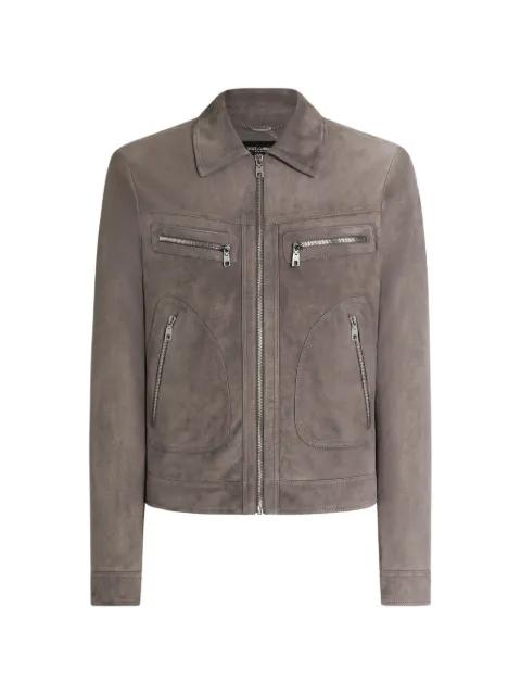 suede jacket by DOLCE&GABBANA