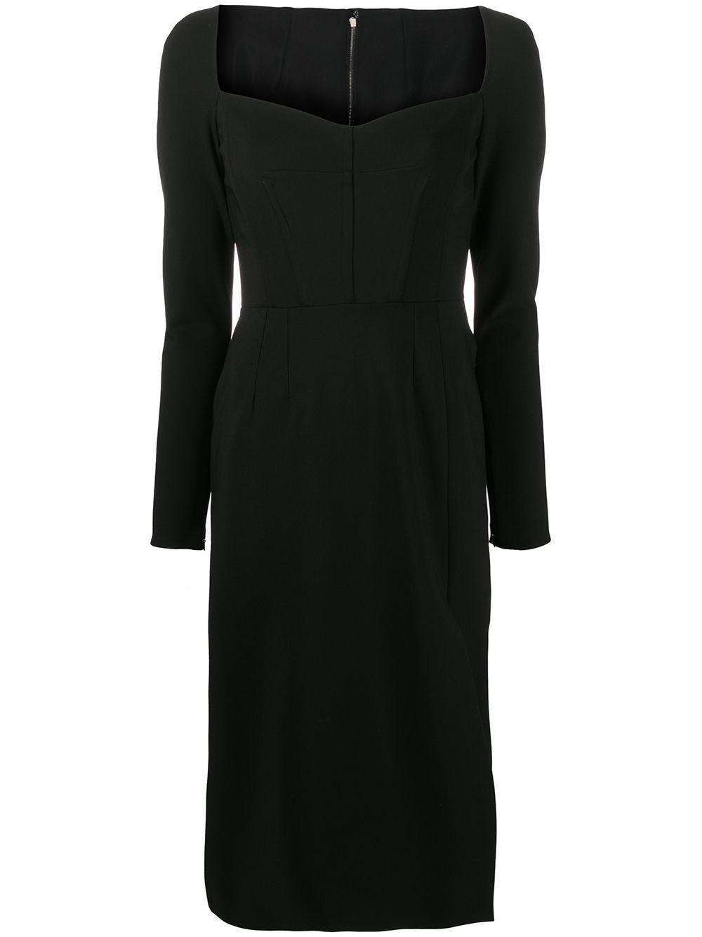 sweetheart-neck sheath dress by DOLCE&GABBANA