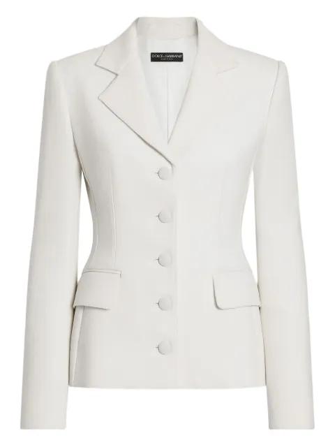 tailored button-front blazer by DOLCE&GABBANA