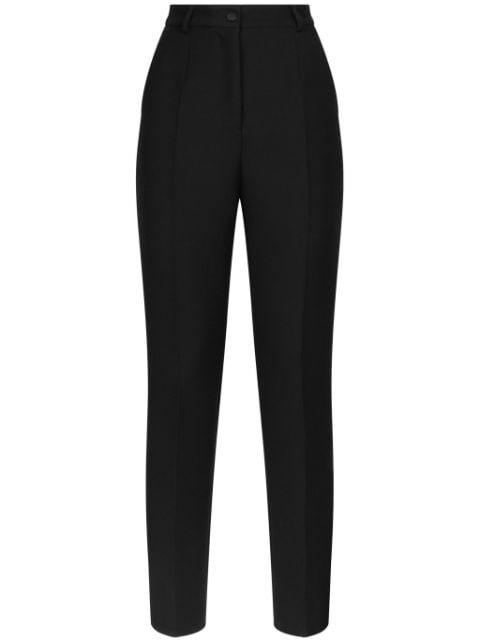 tailored gabardine trousers by DOLCE&GABBANA