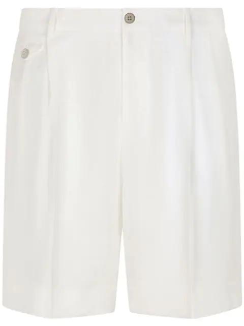 tailored linen shorts by DOLCE&GABBANA