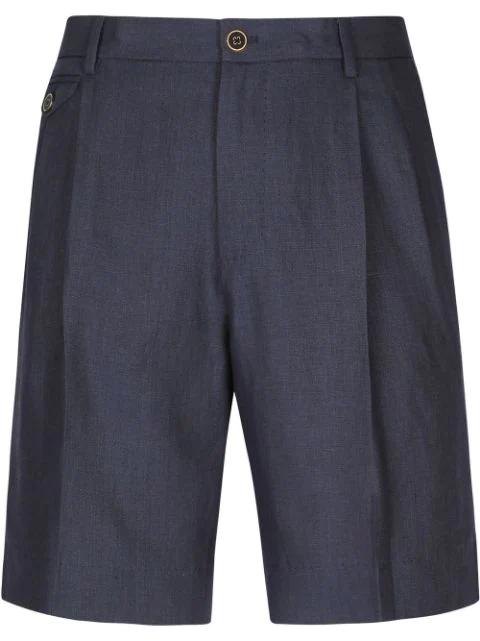tailored linen shorts by DOLCE&GABBANA