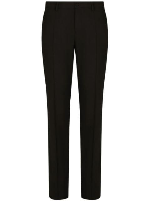tailored slim-cut trousers by DOLCE&GABBANA