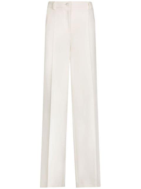 tailored wide-leg trousers by DOLCE&GABBANA