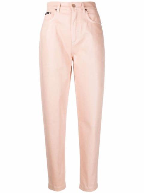 tapered high-waisted trousers by DOLCE&GABBANA
