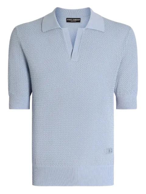 textured short-sleeve T-shirt by DOLCE&GABBANA