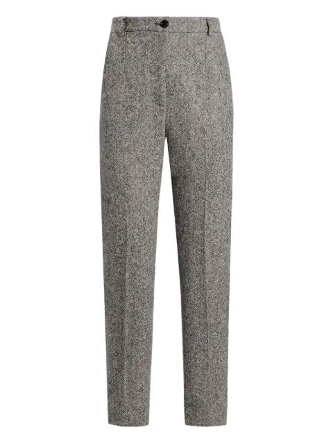 tweed mélange trousers by DOLCE&GABBANA