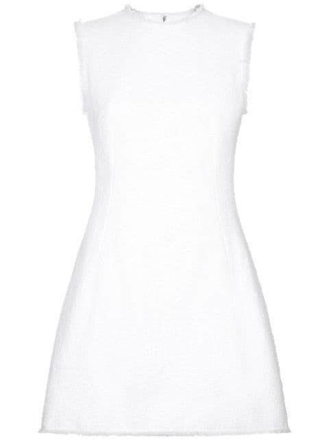 tweed sleeveless mini dress by DOLCE&GABBANA