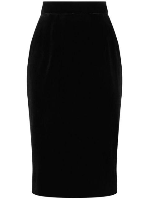velvet skirt by DOLCE&GABBANA