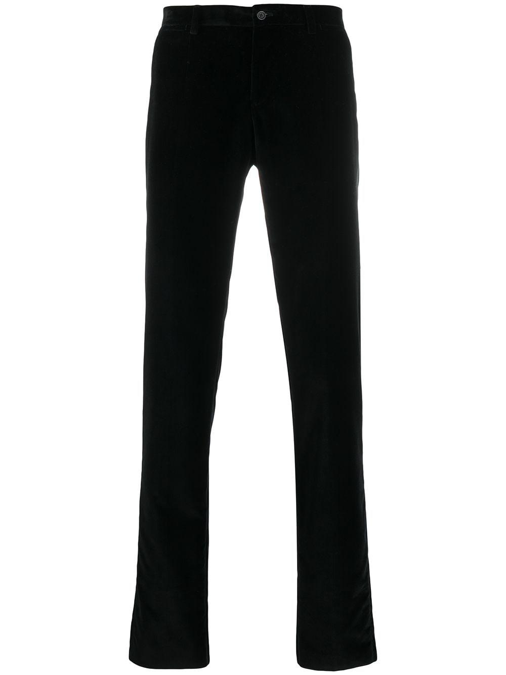 velvet tailored trousers by DOLCE&GABBANA