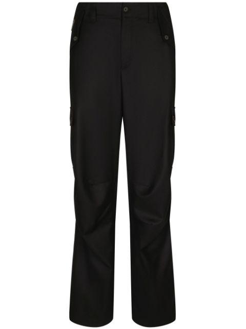 virgin-wool cargo trousers by DOLCE&GABBANA