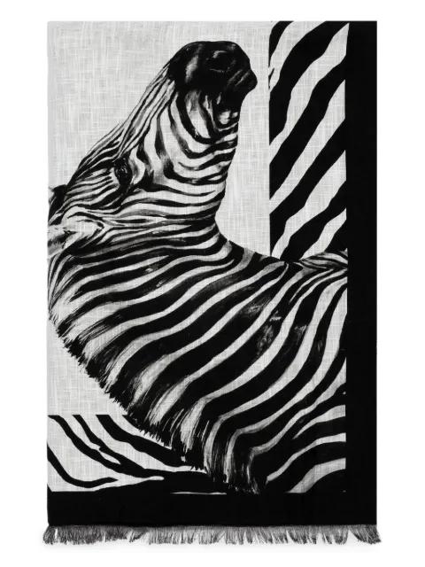 zebra-print beach towel by DOLCE&GABBANA